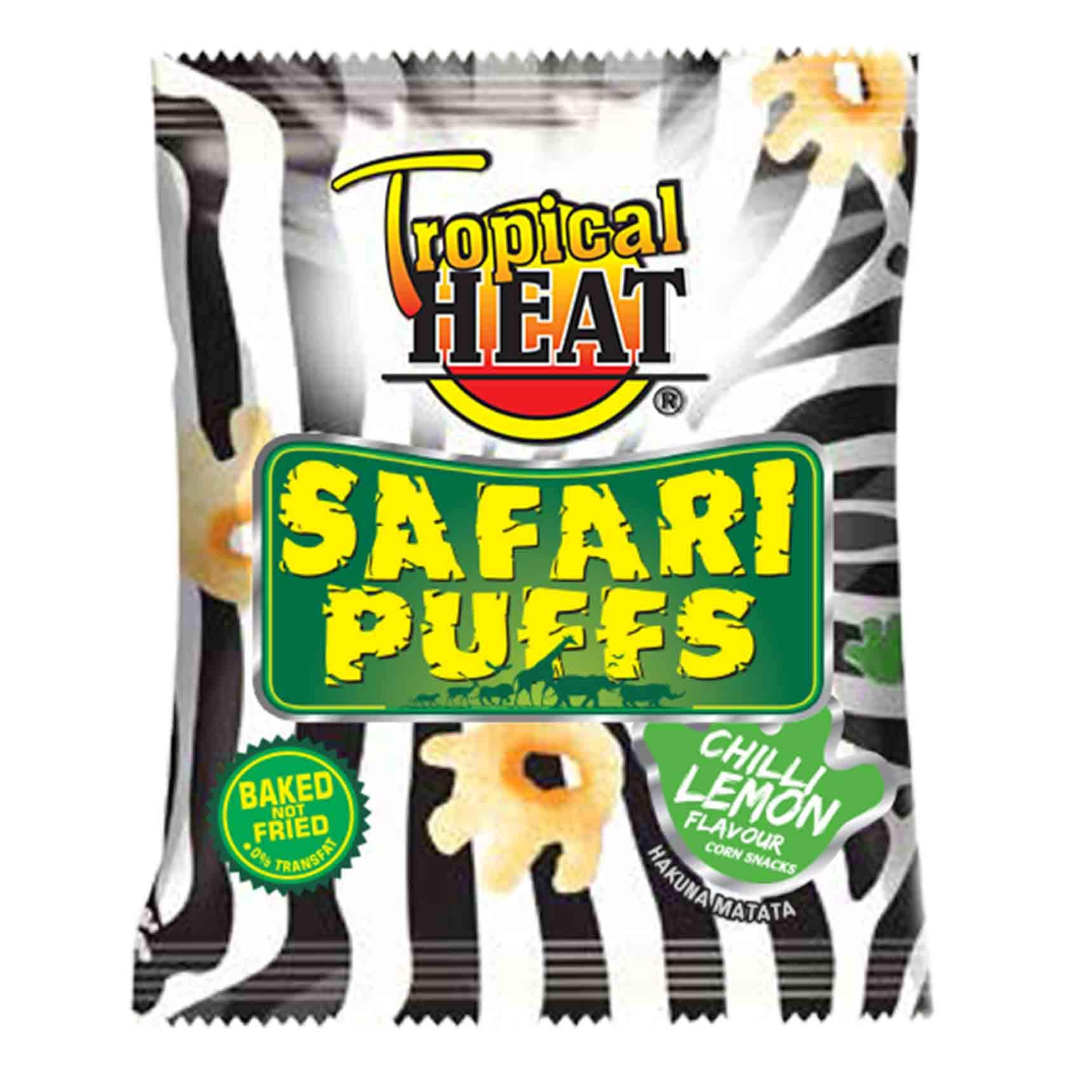 SAFARI PUFFS CHILLI LEMON 18G